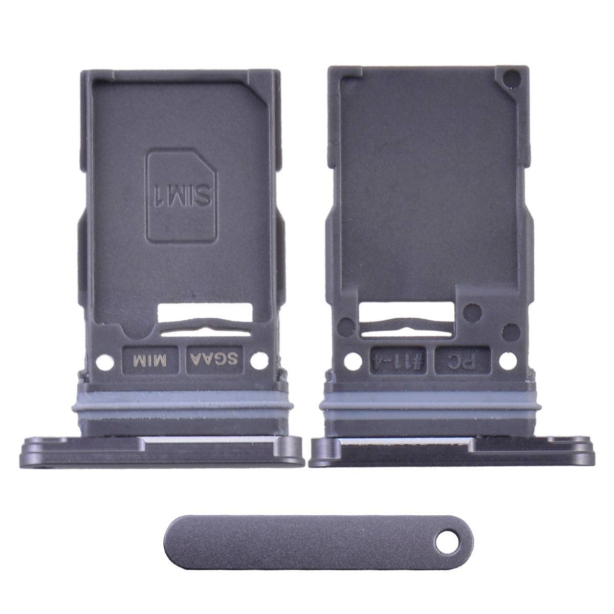 Single Sim Card Tray Compatible with Samsung S24 / S24 Plus (Onyx Black) Single Sim Card Tray Compatible with Samsung S24 / S24 Plus (Onyx Black)